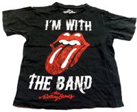 Kávové tričko s obrázkem The Rolling Stones zn. Rebel