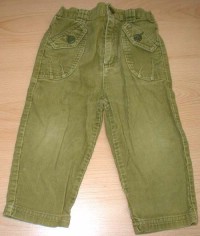 Zelené manžestrové kalhoty zn. Next