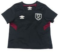 Černé fotbalové tričko - West Ham United zn. Umbro