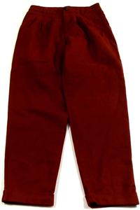 Červenohnědé chino plátěné kalhoty zn. Y.d. 