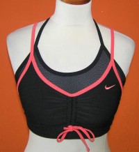 Dámský černo-růžový sportovní top zn. Nike