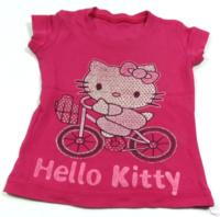 Růžové tričko s Hello Kitty