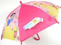 Outlet - Tmavorůžovo-růžový deštník s princeznami zn. Disney