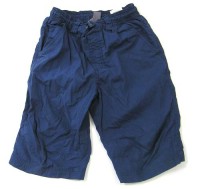 Modré plátěné 3/4 kalhoty zn. H&M