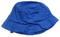 Modrý plátěný zavazovací klobouk zn. lupilu