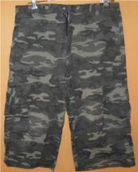 Dámské army plátěné 3/4 kalhoty zn. Carbon vel. XL