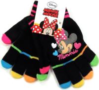 Nové - Černé prstové rukavičky s Minnií zn. Disney