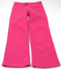 Růžové fleecové kalhoty zn. Faded Glory