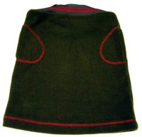 Khaki fleecová sukýnka