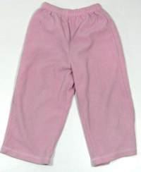 Růžové fleecové kalhoty zn. George
