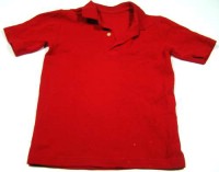 Červené tričko s límečkem zn. Marks&Spencer