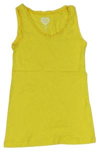 Žlutá košilka s krajkou zn. Pocopiano