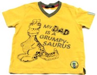 Žluté tričko s dynosaurem zn. George