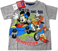 Outlet - Šedé tričko s Mickeym a kamarády zn. Disney