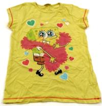 Žluté tričko se SpongeBobem zn. Nickelodeon