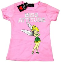 Outlet - Růžové tričko s vílou