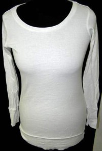 Dámské bílé triko zn. H&M vel. 32