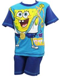 Nové - Modré pyžámko se Spongebobem zn. Nickelodeon 