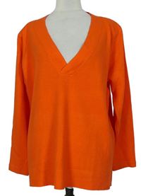 Dámský oranžový svetr zn. Janina 
