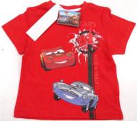 Outlet - Červené tričko s Cars zn. Disney 