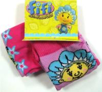 Nové - 2pack ponožky s Fifi zn. Nickelodeon vel. 19-22