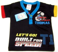 Outlet - Tmavomodré tričko s Thomasem