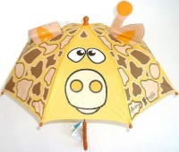 Outlet - béžovo-žlutý deštník - žirafa