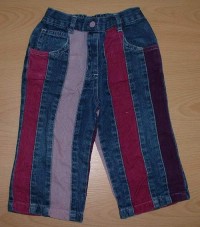 Pruhované riflovo-manžestrové kalhoty zn. Baby Mac
