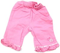 Růžové plátěné kalhoty zn. Cherokee