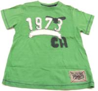 Zelené tričko s potiskem zn. Cherokee 