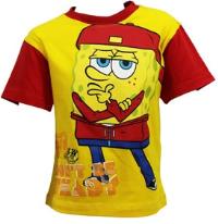 Outlet - Žluto-červené tričko se Spongebobem zn. Nickelodeon
