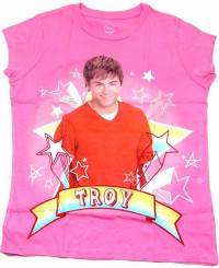 Outlet - Růžové tričko High School Musical zn. Disney vel. 10/12 let