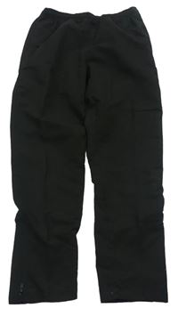 Černé šusťákové podšité kalhoty zn. St. Bernard