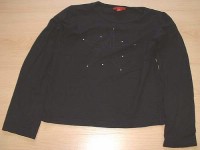 Černé triko s hvězdičkou zn. H&M vel. 140