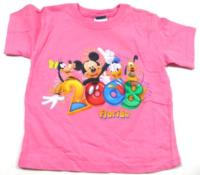 Růžové tričko s obrázkem Disney zn. Disney
