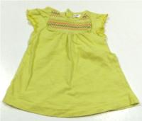 Žluté žabičkové tričko zn. M&Co