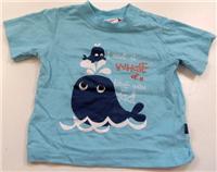 Světlemodré tričko s velrybou zn. Bluezoo