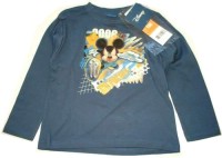 Outlet - Tmavomodré triko s Mickeym zn. Disney