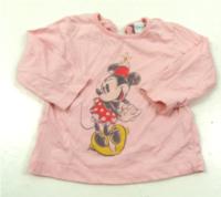 Růžové triko s Minnie zn. Disney