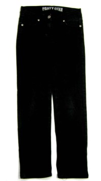 Černé úzké riflové kalhoty vel. 152