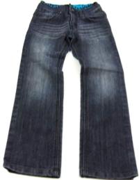 Tmavomodré riflové kalhoty zn. F&F 