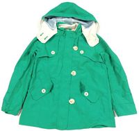 Zelený šusťákový kabátek s kapucí zn.Next