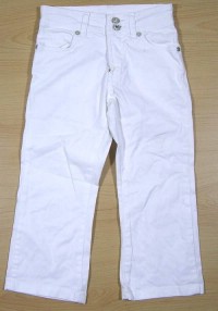 Bílé riflové 7/8 kalhoty zn. St. Bernard vel. 134