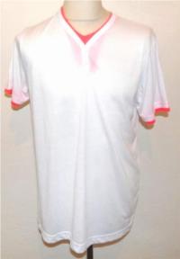 Pánské bílo-růžové tričko zn. Lee Cooper vel. L