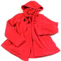 Růžový fleecový kabátek s kapucí zn.George
