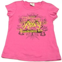 Růžové tričko s nápisem zn. Roxy