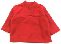 Červená fleecová bundička zn. Mini mode
