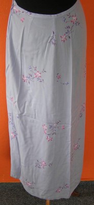 Dámská modrá letní sukně s kvítky zn. Dorothy Perkins vel. 38