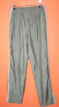Pánské khaki-béžové šusťákové kalhoty s podšívkou zn. Gap