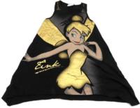 Černá letní tunika s vílou Zvonilkou zn. Disney
